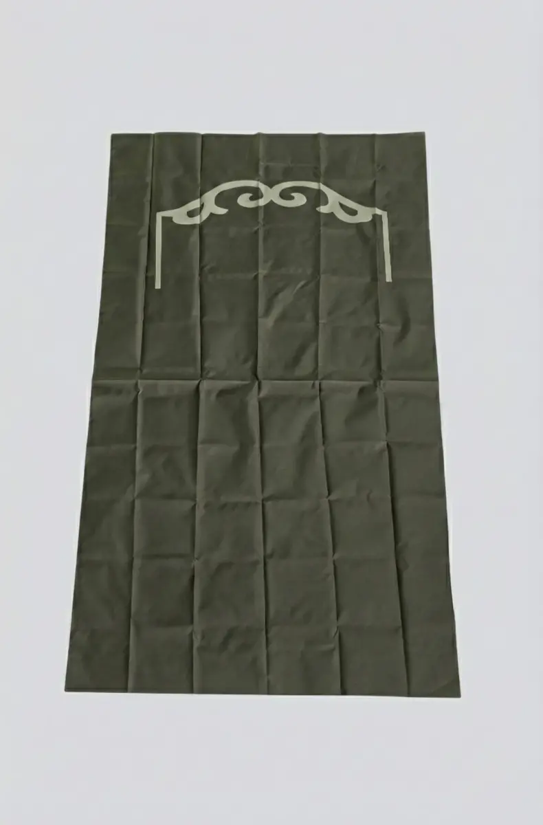 Pusulalı Cep Seccadesi - Yeşil Renk - 5