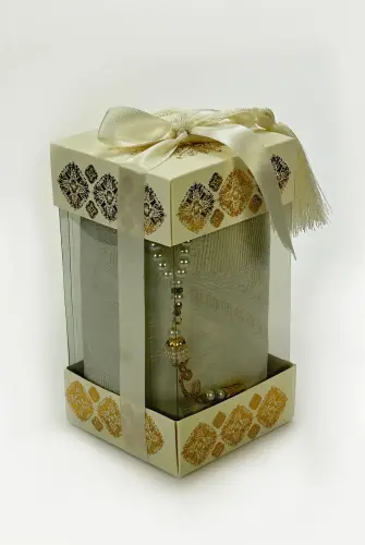 Pvc 2 li Hediyelik Set Krem - 1