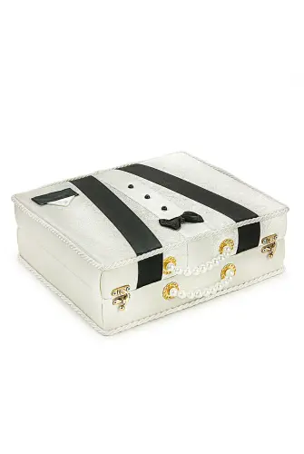 Quran Set Suitable for Groom's Bundle with Chest Dowry Prayer Rug Set White - 3