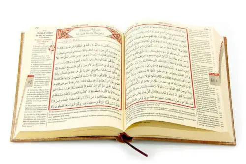 Quran Karim and Yucel Meali - Arabic and Meal - Rahle Boy - Computer-Lined - 5