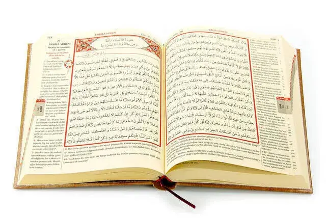 Quran Karim and Yucel Meali - Arabic and Meal - Rahle Boy - Computer-Lined - 5
