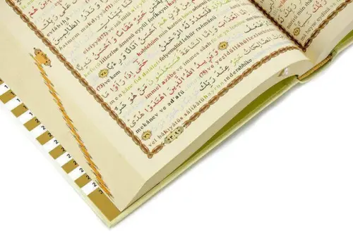 Quran Karim Underline and Turkish Pronunciation - Word Meal - Medium Size - Haktan Publications - Computer Lined - 4