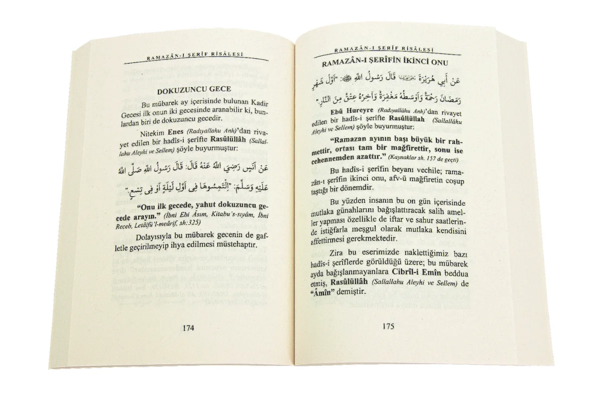 Recebi Şerif Risalesi - Şabanı Şerif Risalesi - Ramazanı Şerif Risalesi Üç Aylar Kitapları - 5