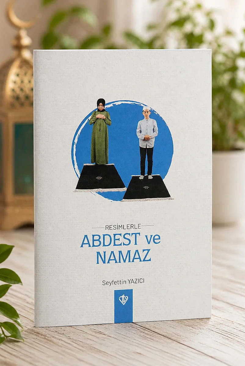 Resimli Abdest ve Namaz Kitabı | Çocuklar ve Yeni Başlayanlar İçin Öğretici Namaz Rehberi - Mavi - 1