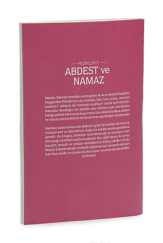 Resimli Abdest ve Namaz Kitabı | Çocuklar ve Yeni Başlayanlar İçin Öğretici Namaz Rehberi - Pembe - 5