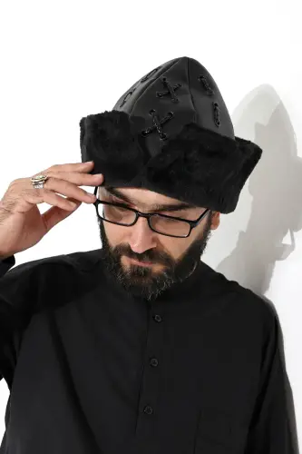 Resurrection Hat - Börk Hat - Black Color - İhvan (1)