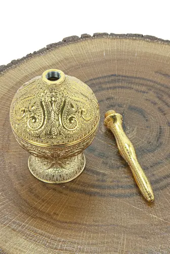 Rose Pot - Rose Water Bottle - Gold - 3