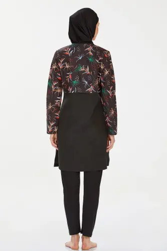 Rozamay 9282-24 Siyah Nissa Tam Tesettür Mayo - 6