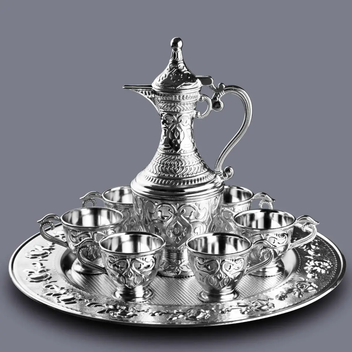 Safir 8 Parça Hediyelik Set - Gümüş Renk - 3