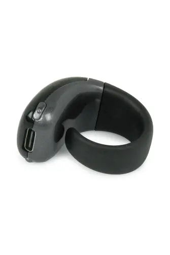 Şarjlı, Hafızalı, Titreşimli Dijital Zikirmatik Yüzük - Ayarlanabilir Boyut (18/20/22 mm) - Gri - 5