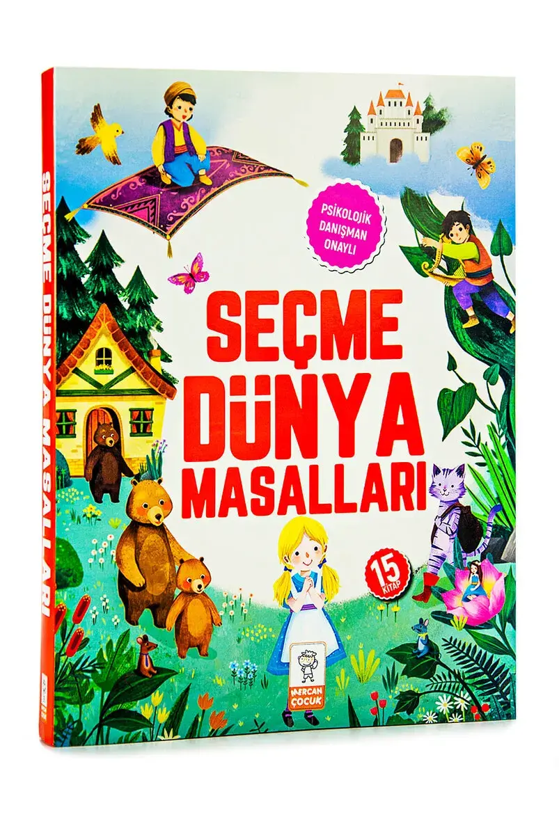 Seçme Dünya Masalları Resimli (15 Kitap Set) (5, 6, 7 Yaş ve Üstü) - 1
