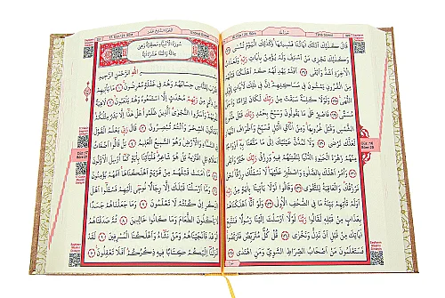 Kadife Kaplı - Şeffaf Lüks Sandıklı Kuranı Kerim - Hediyelik - Gold - 9