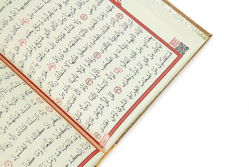 Kadife Kaplı - Şeffaf Lüks Sandıklı Kuranı Kerim - Hediyelik - Gold - 10