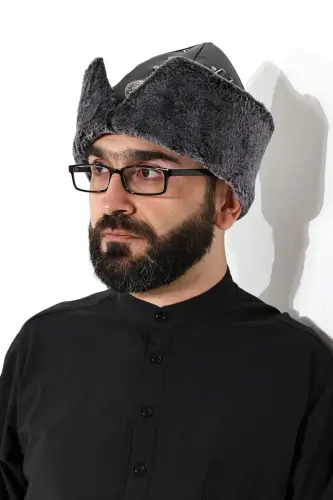Seljuk Hat - Börk Hat - Gray Color - İhvan (1)