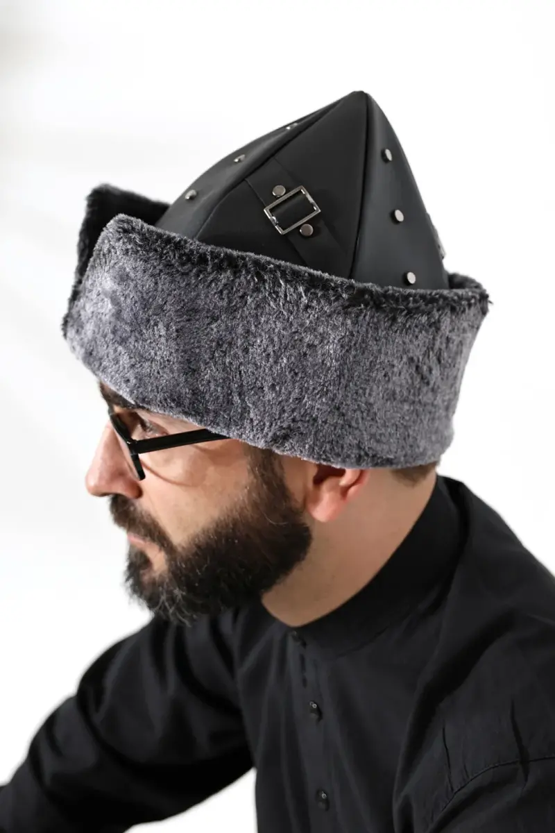 Seljuk Hat - Börk Hat - Gray Color - 4