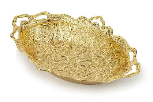 Sena Payitaht Oval Hurmalık Nikel Sarı - 1