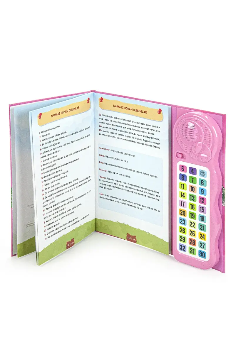 Audio Elif Ba Quran Teaching Device Set Pink with Book - 3