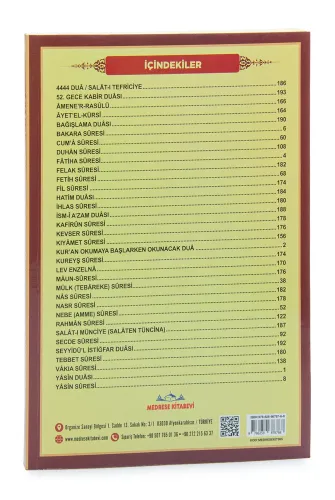 Sesli İri Büyük Yazılı Yasin Kitabı Türkçe Okunuşlu Ve Mealli - Rahle Boy 192 Sayfa - 2