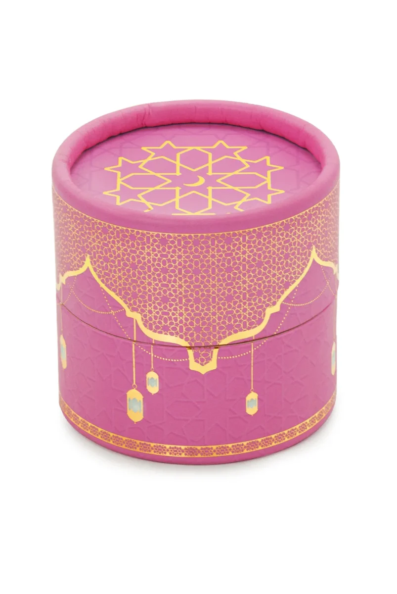 Silindir Kutulu Mini Kuranlı Tesbihli Mevlüt Hediye Seti Pembe - 2