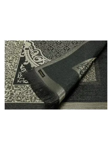 Siyah İsim Baskılı Deri Ciltli Orta Boy Yasin Kitabı Seccade Seti Mevlit Hediyesi - 8