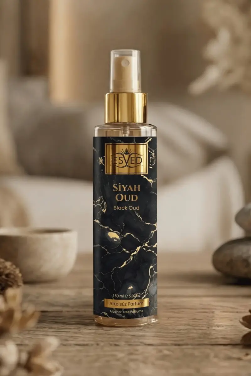 Siyah Oud Kokusu Alkolsüz Parfüm 150 ml. - 2