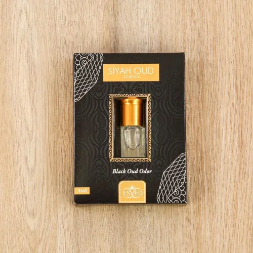 Siyah Oud Parfüm Esansı Alkolsüz Esans 3Ml. - Esved (1)