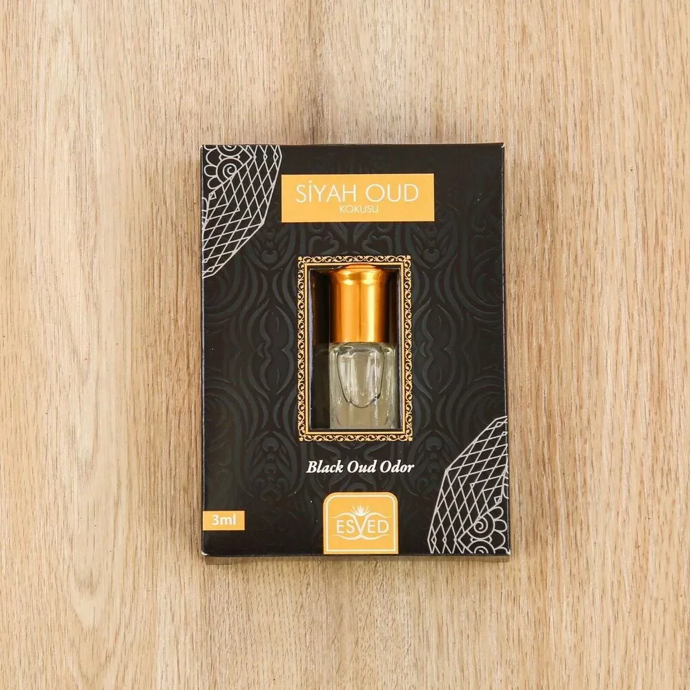 Siyah Oud Parfüm Esansı Alkolsüz Esans 3Ml. - 2