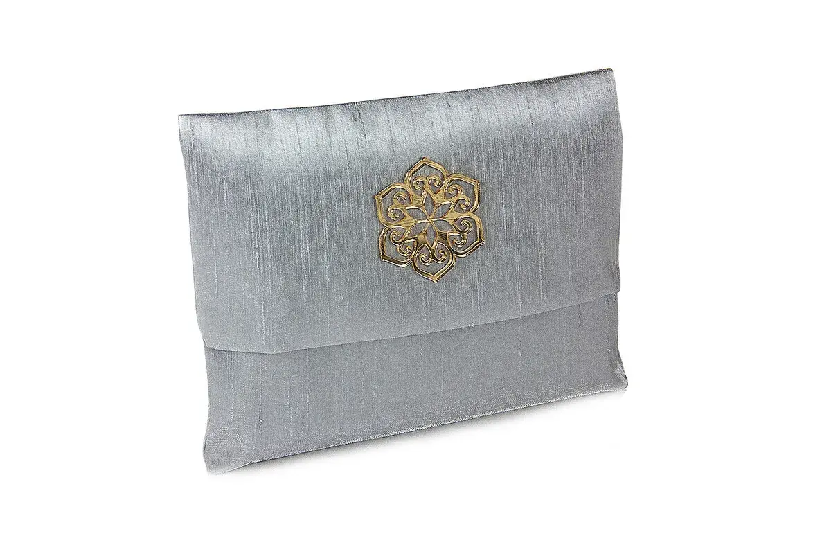 Slub Fabric Covered Yasin Book - Bag Size - Name Special Plate - Prayer Rug - Rosary - Marsupial - Gray Color - Mevlid Gift - 4