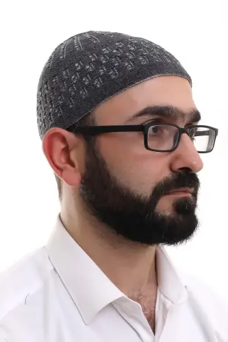 Smoked Gray Straw Pattern Winter Velvet Prayer Skull - ihvanonline (1)