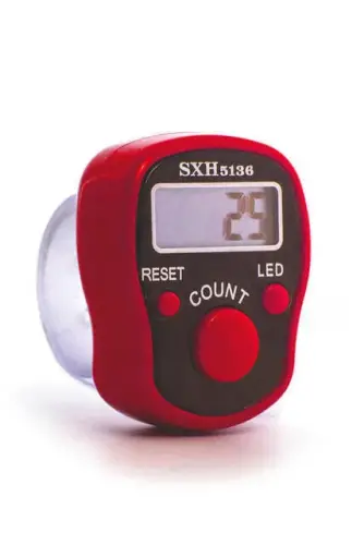 Sound Light Digital Ring Zikirmatik Alarms Every 100 - İhvan (1)