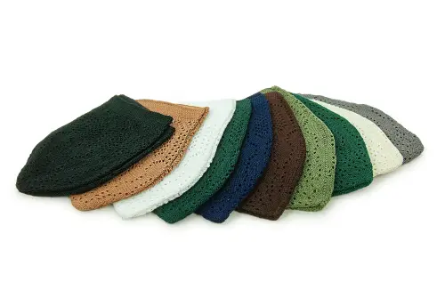 Soylu Mercan Erkek Namaz Takkesi 12 Adet Karışık Renk - 7