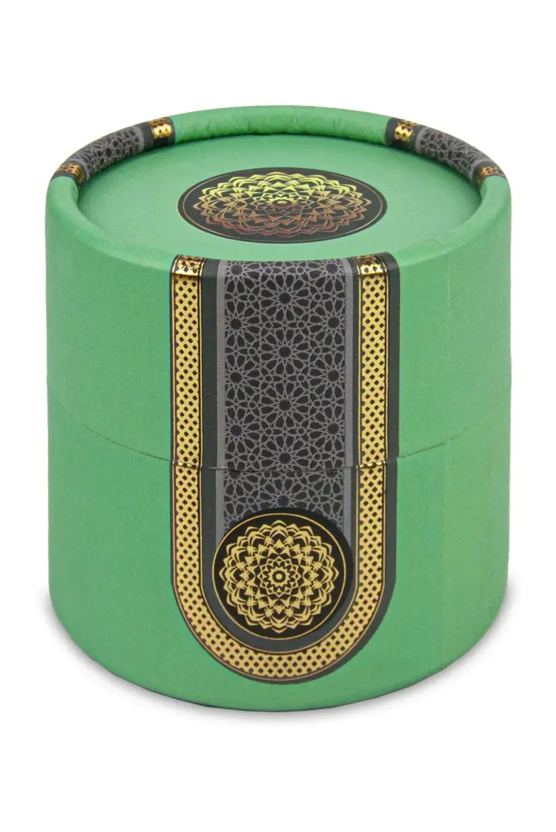 Special Gift Cylinder Storage Box for Mawlid, Wedding, Engagement and Holidays - Green - 1
