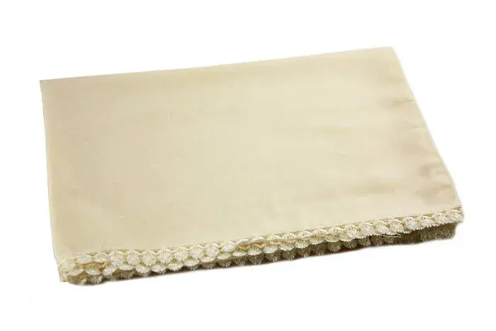 Special Cylinder Boxed Set Pearl Rosary Cotton Scalloped Mevlid Veiled Cream Color - 6