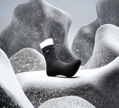 Su Geçirmez Termal Mest Çorap – Abdest Uyumlu Çorap, Isı Yalıtımlı Soğuk Geçirmez - 5