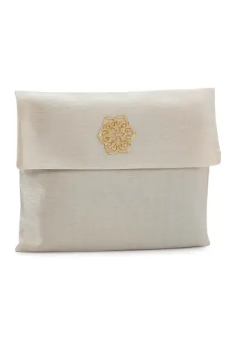 Taffeta Prayer Rug - Slub Pouch - Gold Color - 2