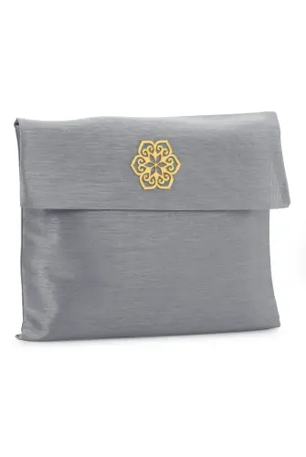 Taffeta Prayer Rug - Slub Pouch - Gray Color - 2