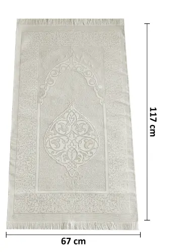 Taffeta Prayer Rug - Slub Pouch - Gray Color - 5