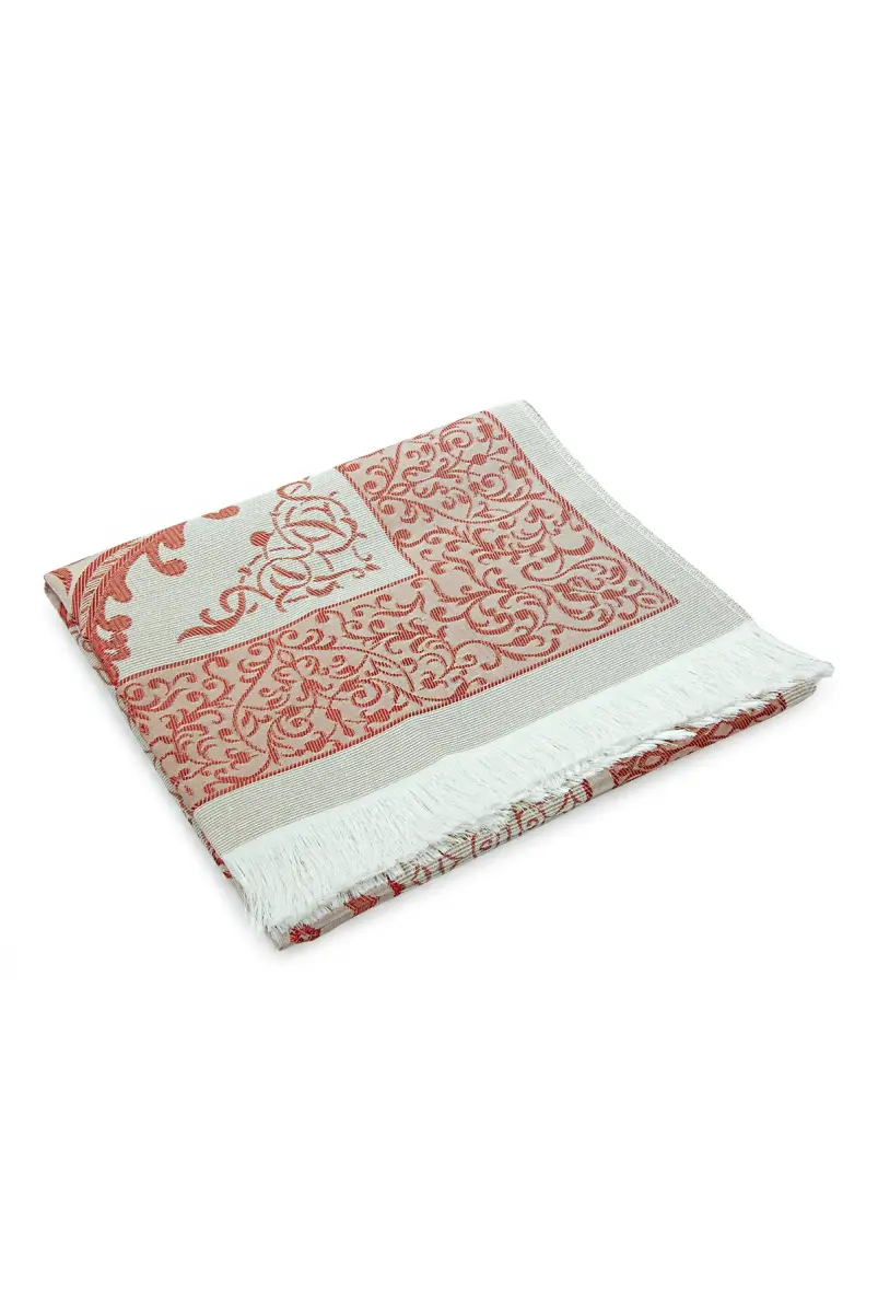 Tafta Seccade - Şantuk Keseli Mevlüt Seti - Hac Umre Hediyelik - Bordo - 5