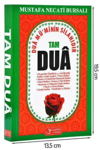 Tam Dua Kitabı (Dua Müminin Silahıdır) Gayem Yayınevi-1240 - 2