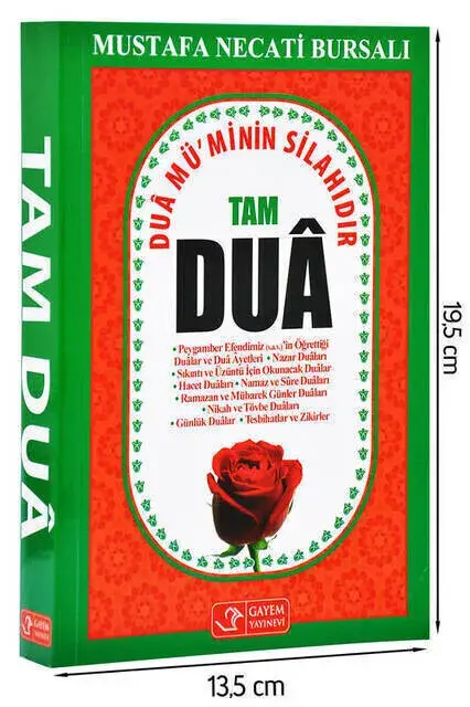Tam Dua Kitabı (Dua Müminin Silahıdır) Gayem Yayınevi-1240 - 2