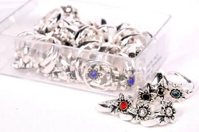 Taşlı Bayan Yüzük 42 Adet - 6117 - 2