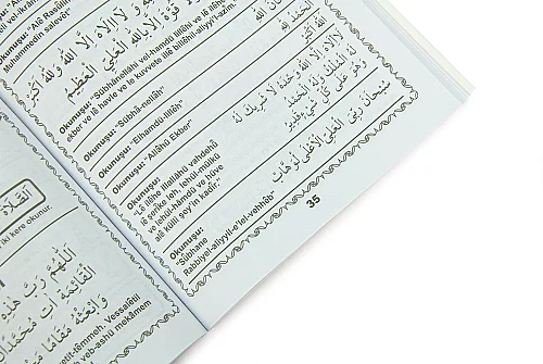 Tecvidli Kuran Dili Hakkı Baytan Ezan Kamet Müezzinlik Kısa Sureler Dualar Resimli Abdest Namaz Kitabı - 6