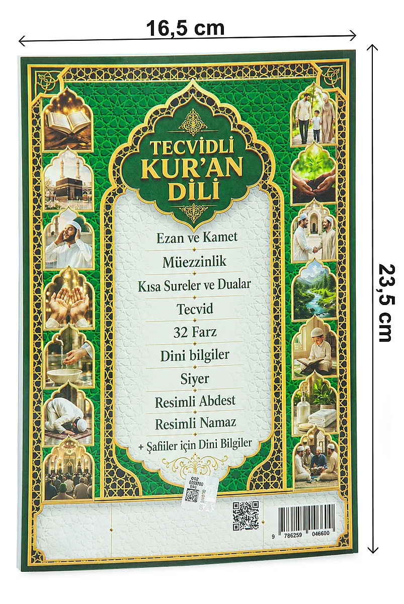 Tecvidli Kuran Dili Hakkı Baytan Ezan Kamet Müezzinlik Kısa Sureler Dualar Resimli Abdest Namaz Kitabı - 2