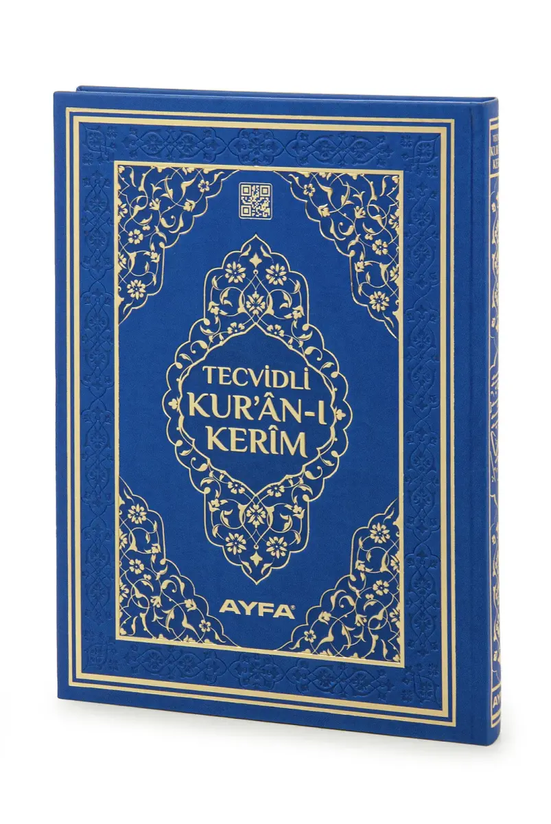 Tecvidli Kuranı Kerim - Termo Deri - Cami Boy - Lacivert Renk - Ayfa Yayınevi - Bilgisayar Hatlı - 1