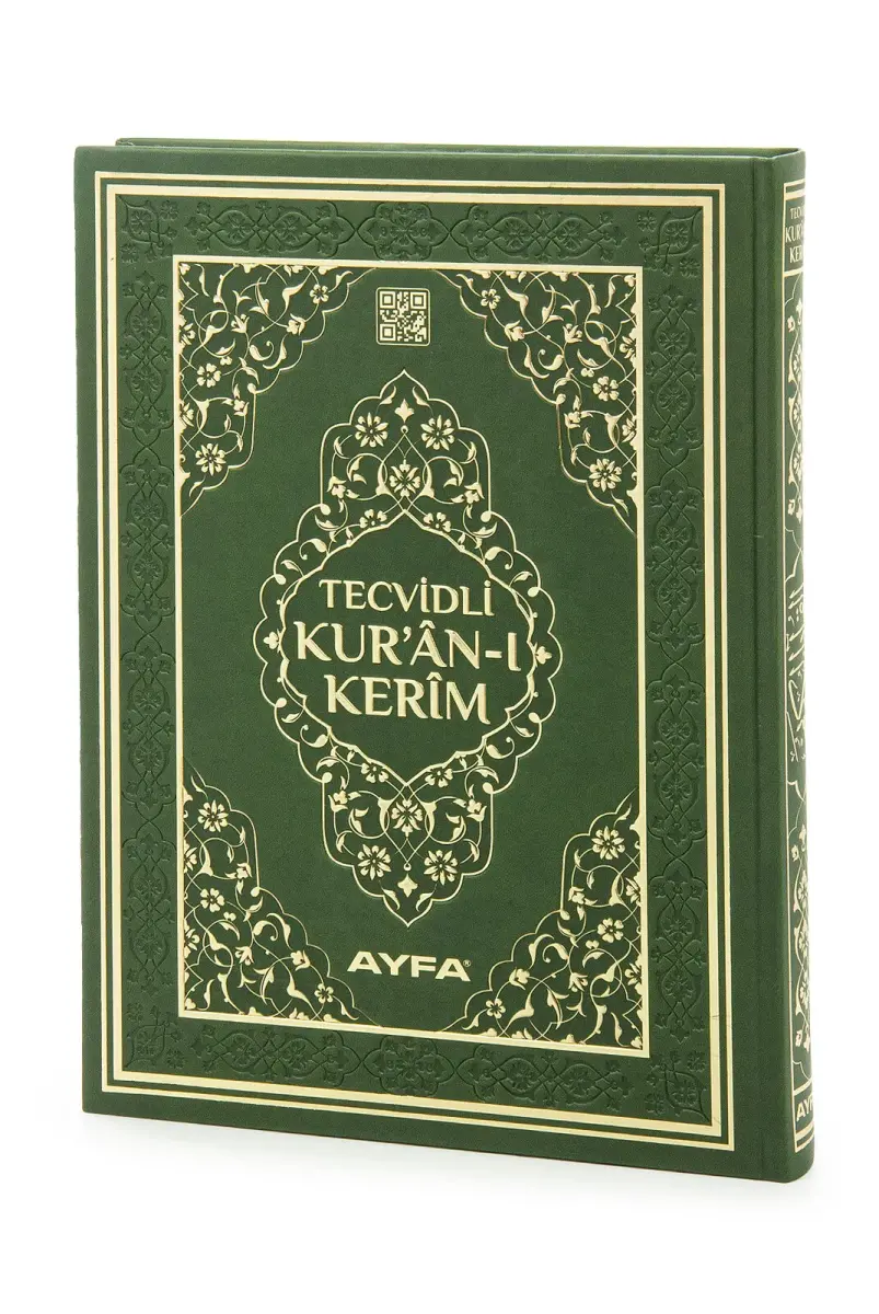 Tecvidli Kuranı Kerim - Termo Deri - Cami Boy - Yeşil Renkli - Ayfa Yayınevi - Bilgisayar Hatlı - 1