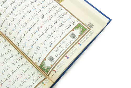 Tecvidli Kuranı Kerim - Termo Deri - Orta Boy - Koyu Lacivert Renkli - Ayfa Yayınevi - Bilgisayar Hatlı - 4