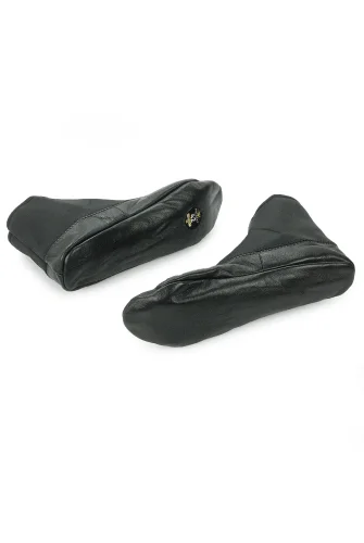 Termal Deri Mest Çorap Siyah - 6