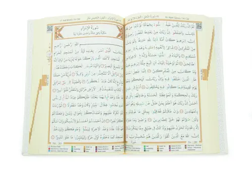 Termo Deri Ciltli Tecvidli Bilgisayar Hattı Arapça Orta Boy Kuranı Kerim - Beyaz - 3