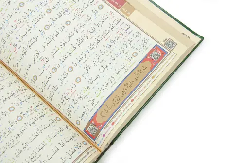 Termoderi Ciltli Satır Altı Tecvidli Kuranı Kerim - Bilgisayar Hatlı - Orta Boy - Yeşil Renk - Seda Yayınları - 4