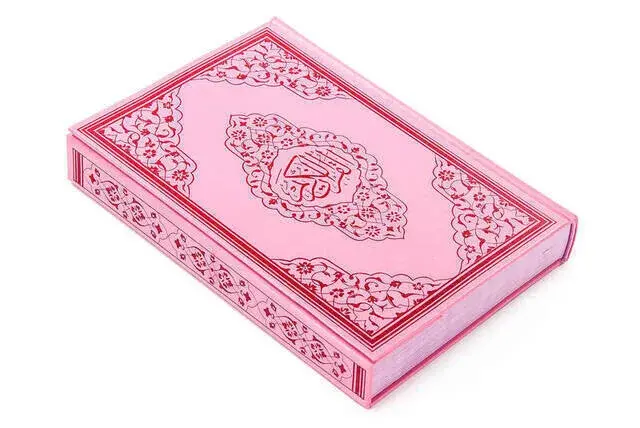 The Holy Quran - Plain Arabic - Medium Size - With Voice - Pink - With Computer Line - 1